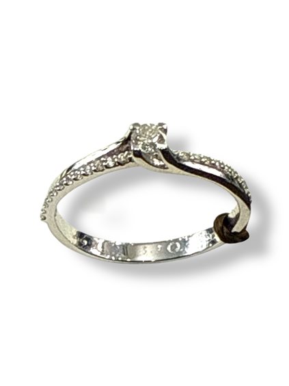 Ring Gianni Pace Woman Gianni Pace in White Gold Diamante 0.11 Ct GPGSLCC2 - GPGSLCC2